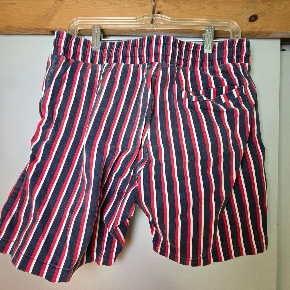 Uncle Ralph Lauren Men's Medium Cotton Striped Shorts Preppy Old Money Acdemia
